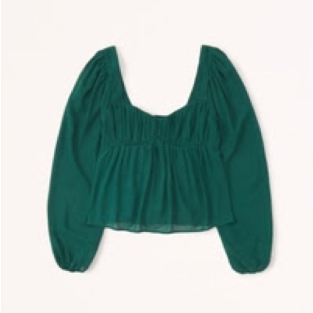 Abercrombie & Fitch Green Blouse